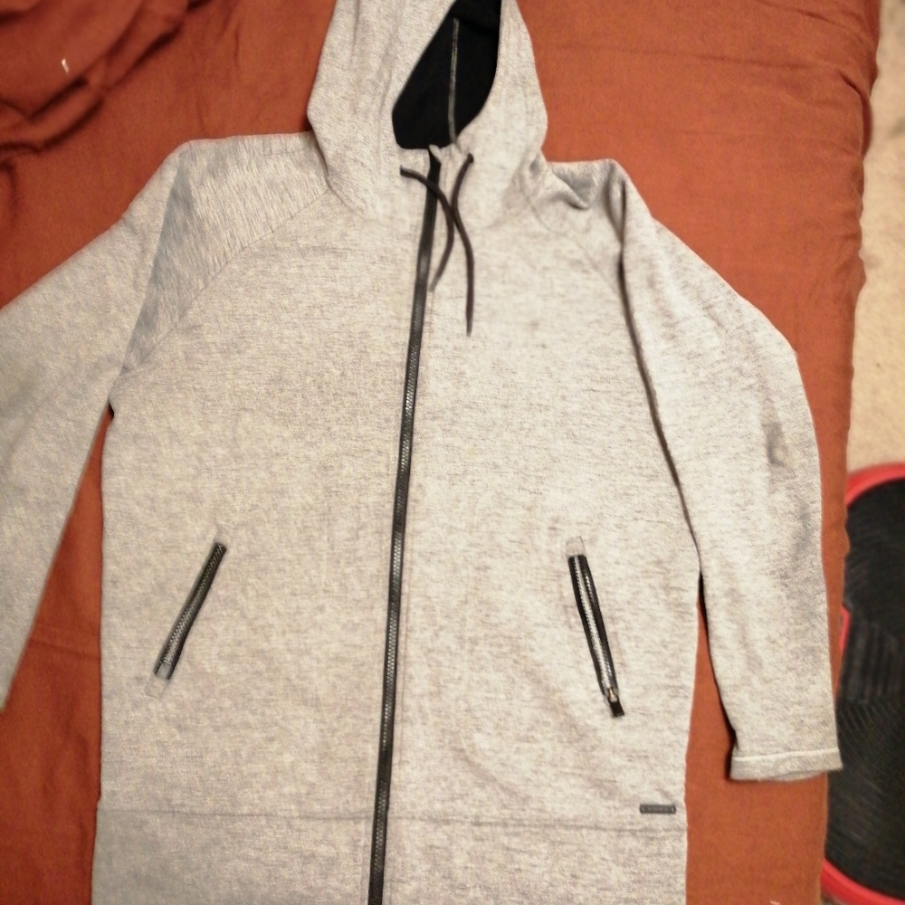 Athleta Fleece-lined Double Zip Hoodie M
